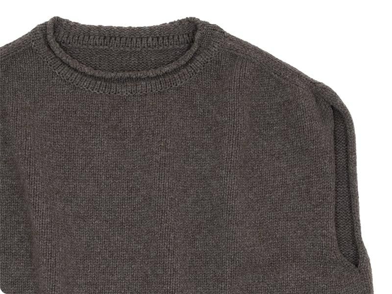 Atelier d'antan Rudeʥ롼ɡ Wool Knit Vest BROWN