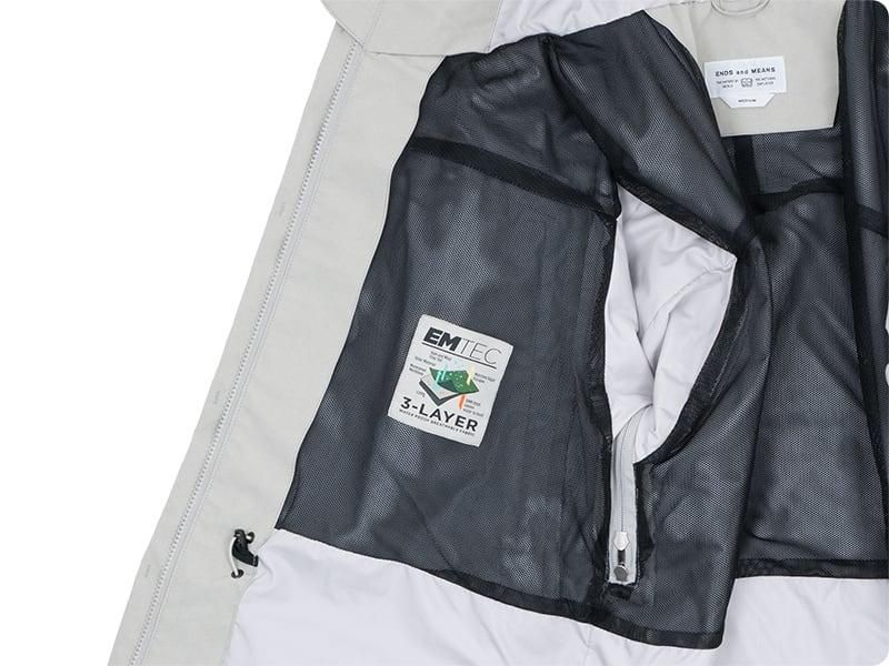 ENDS and MEANS Mountain Parka Moon Gray