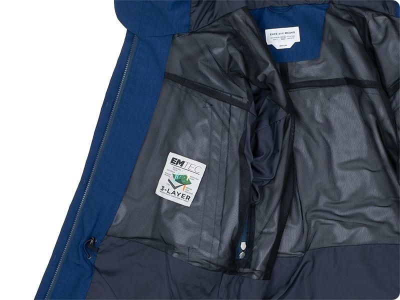 ENDS and MEANS Mountain Parka Deep Sea