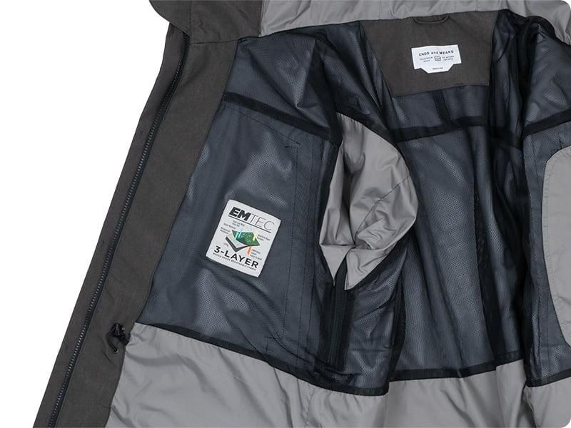 ENDS and MEANS Mountain Parka African  Black