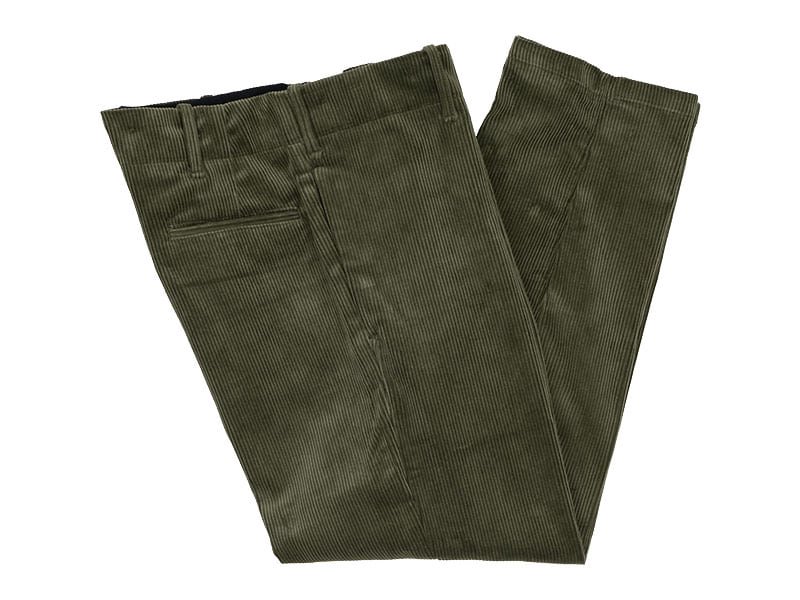 TUKI s/s slim trousers corduroy 03khaki TUKI通販・取扱い rusk