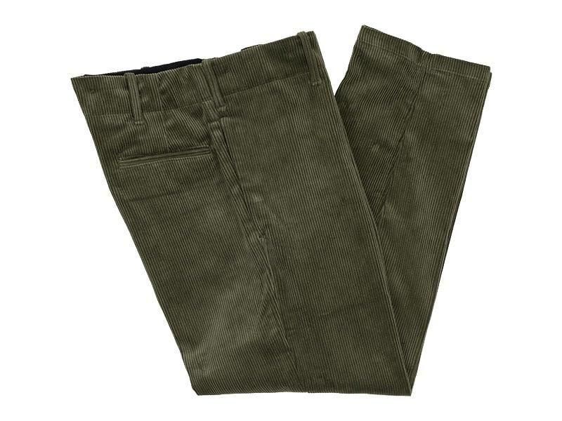 TUKI s/s slim trousers corduroy 03khaki