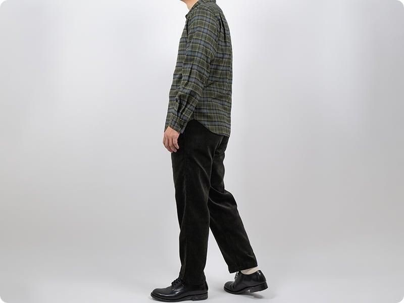 TUKI s/s slim trousers corduroy 03khaki