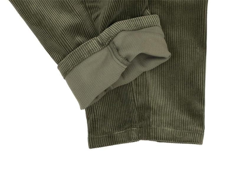 TUKI s/s slim trousers corduroy 03khaki
