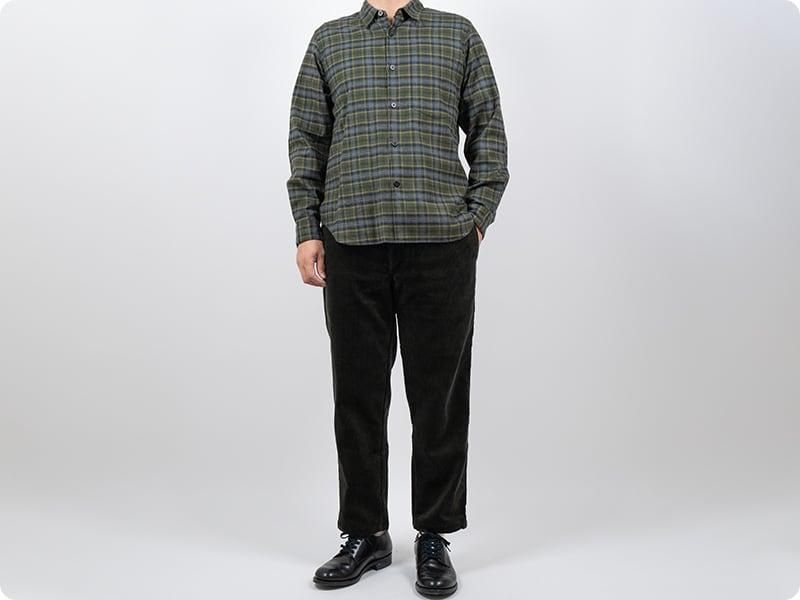 TUKI s/s slim trousers corduroy 03khaki