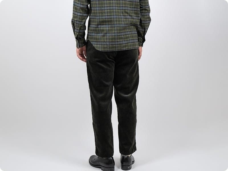 TUKI s/s slim trousers corduroy 03khaki