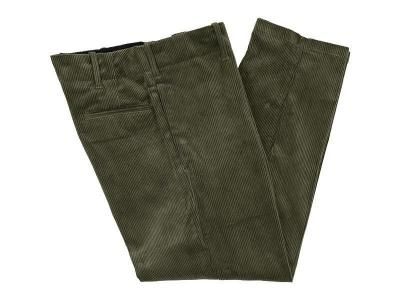 TUKI s/s slim trousers corduroy 03khaki