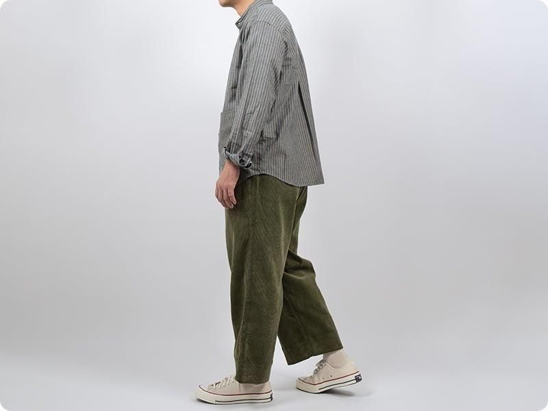 TUKI s/s wide work corduroy 03khaki TUKI通販・取扱い rusk