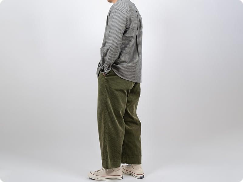 TUKI s/s wide work corduroy 03khaki TUKI通販・取扱い rusk