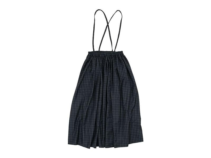 ordinary fits WOOL STRAP SKIRT GINGHAM