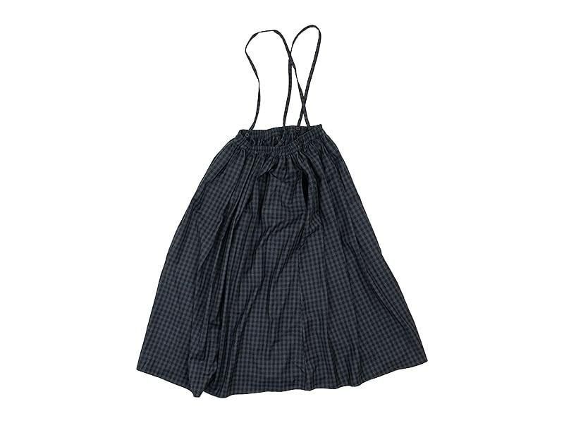 ordinary fits WOOL STRAP SKIRT GINGHAM