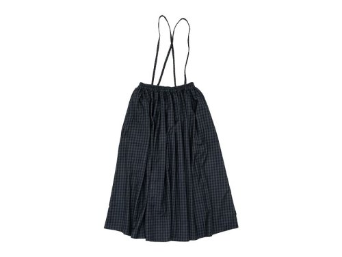 ordinary fits WOOL STRAP SKIRT GINGHAM