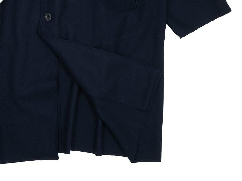 maillot mature melton lots coat NAVY maillot通販・取扱い rusk