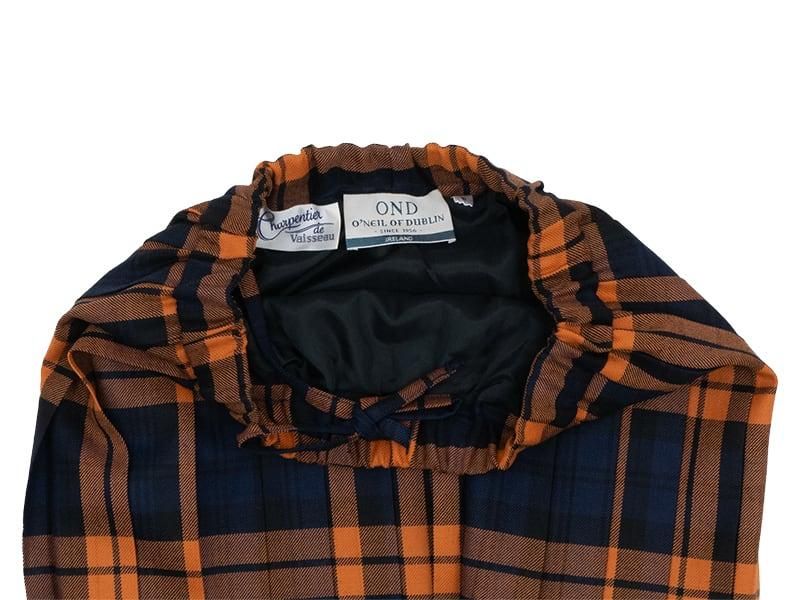 Charpentier de Vaisseau Bennett O'neil of Dublin ץ꡼ĥȡL-85 NAVY x ORANGE CHECK