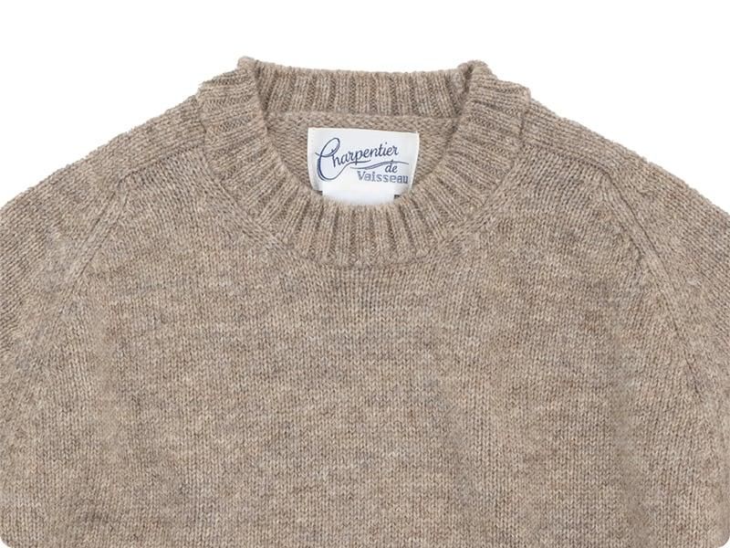 Charpentier de Vaisseau Kate Crew Neck Knit Pullover BEIGE