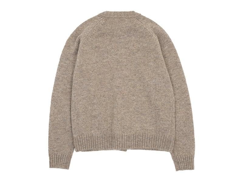 Charpentier de Vaisseau Katie Crew Neck Knit Cardigan BEIGE