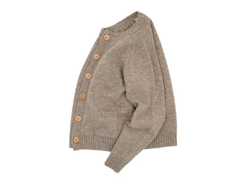 Charpentier de Vaisseau Katie Crew Neck Knit Cardigan BEIGE