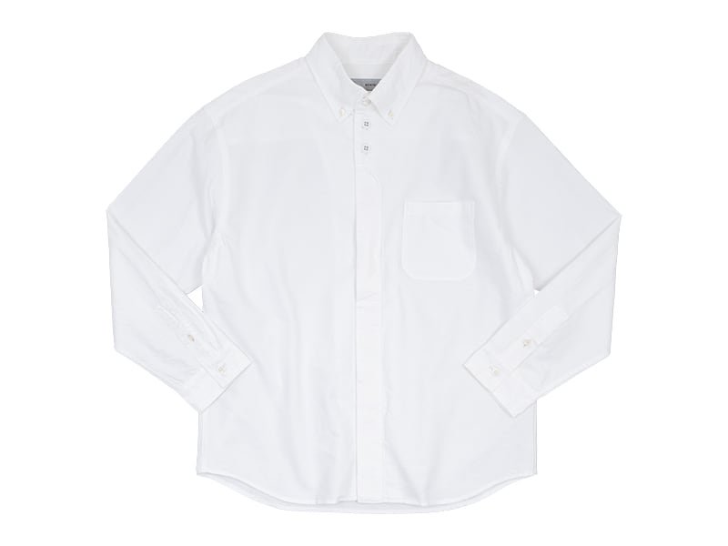 MARGARET HOWELL CLEAN LINEN P/O SHIRTS 030WHITE 〔レディース〕