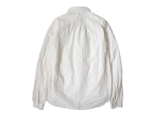 maillot Sunset round collar work shirts WHITE