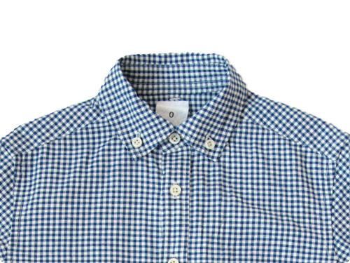 maillot Sunset B.D. gingham check shirts BLUE x WHITE