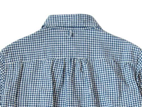 maillot Sunset B.D. gingham check shirts BLUE x WHITE