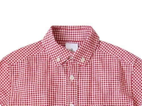 maillot Sunset B.D. gingham check shirts RED x WHITE