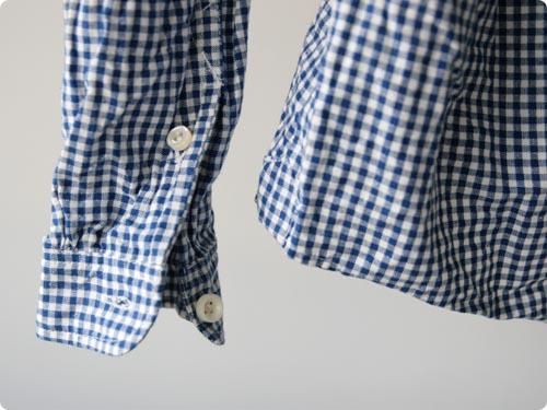 maillotSunset B.D. P/O shirts BLUE x WHITE