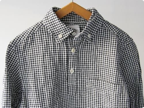 maillotSunset B.D. P/O shirts BLACK x WHITE