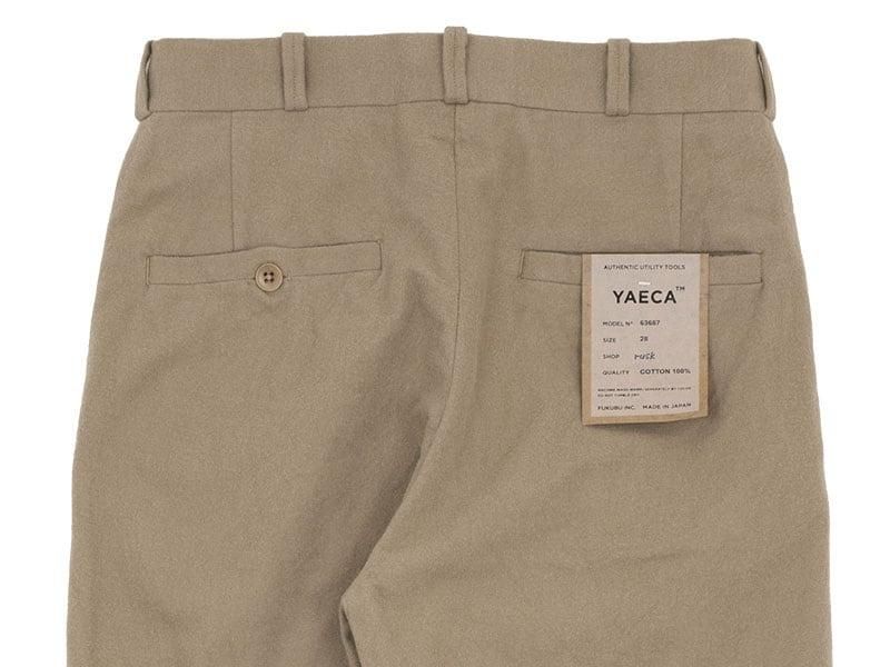YAECA チノパン スタンダード KHAKI 〔レディース〕【63657