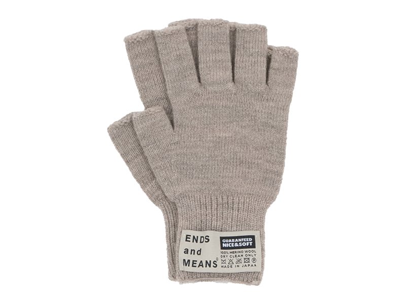 ENDS and MEANS Grandpa Gloves Mix Beige