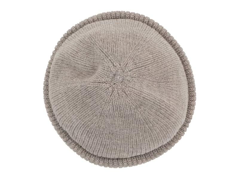 ENDS and MEANS Whole Garment Grandpa Knit Cap Mix Beige