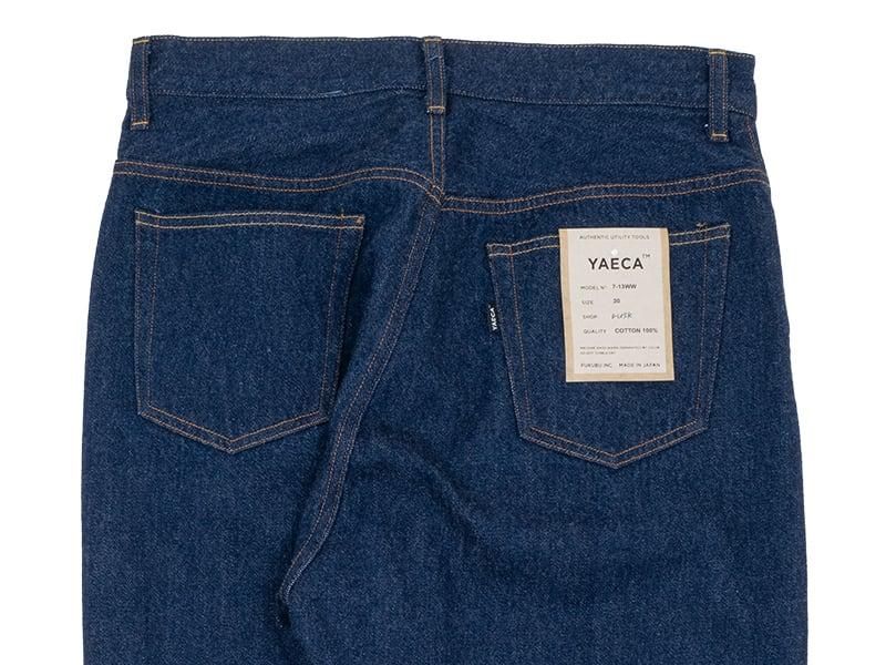 【きれいめファッション51選】上品さと清潔感をキープし デニム YAECA 7-13WW rusk（ラスク） YAECA通販・取扱い メンズ パンツ