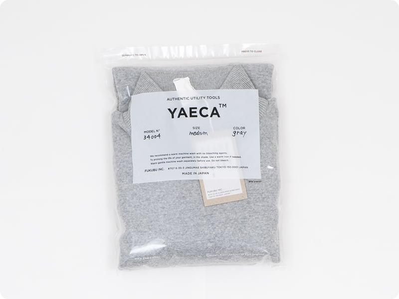 YAECA COTTON RIB MOCK NECK L/S GRAY ̥󥺡