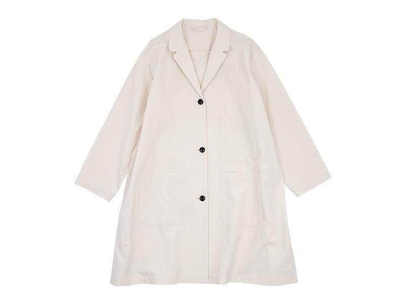 Atelier d'antan Godardʥ Cotton Coat NATURAL