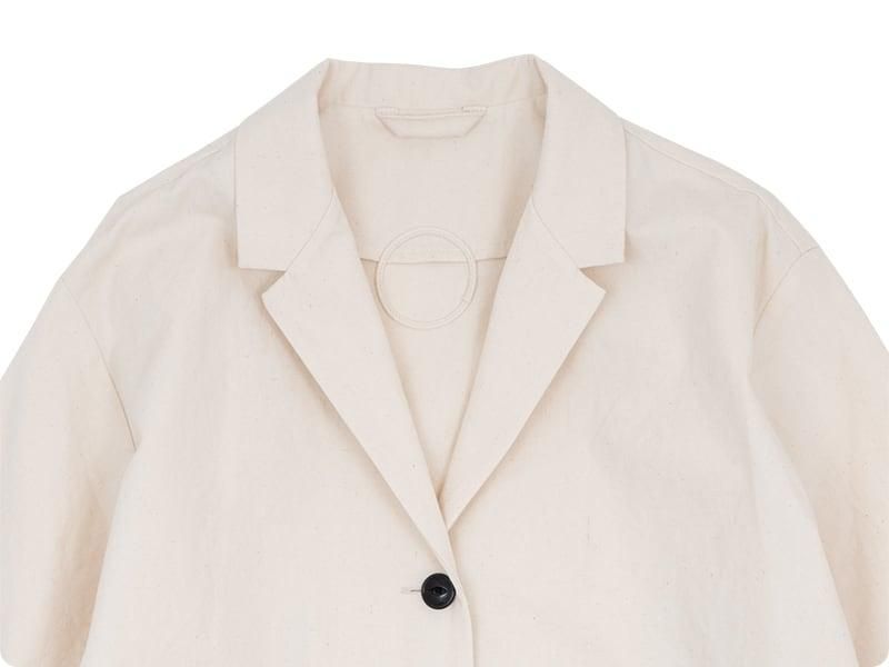 Atelier d'antan Godardʥ Cotton Coat NATURAL