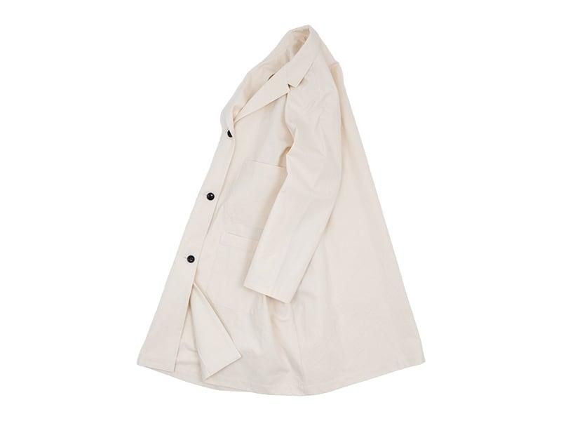 Atelier d'antan Godardʥ Cotton Coat NATURAL