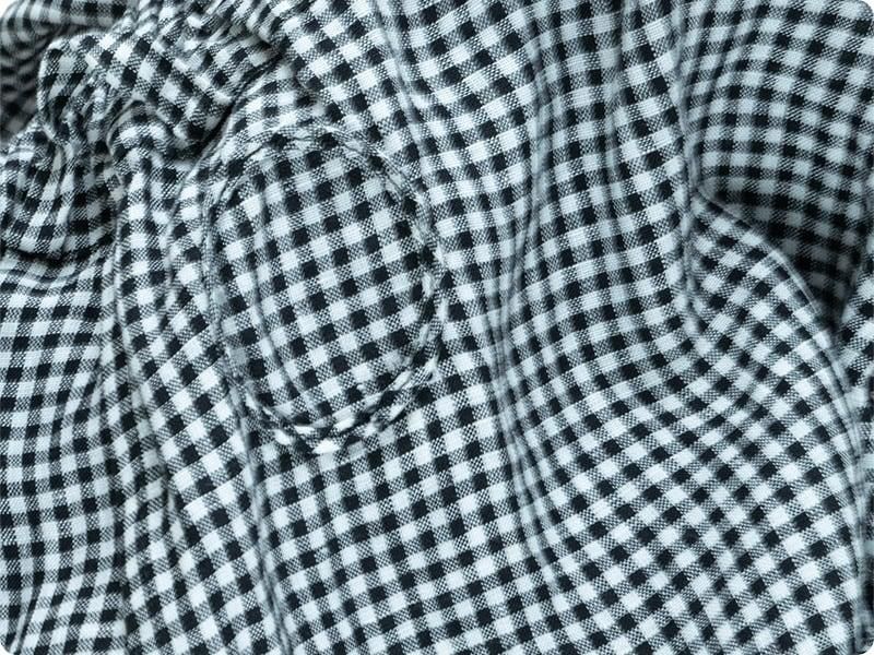 Atelier d'antan Wileyʥ磻꡼ Linen pants BLACK CHECK