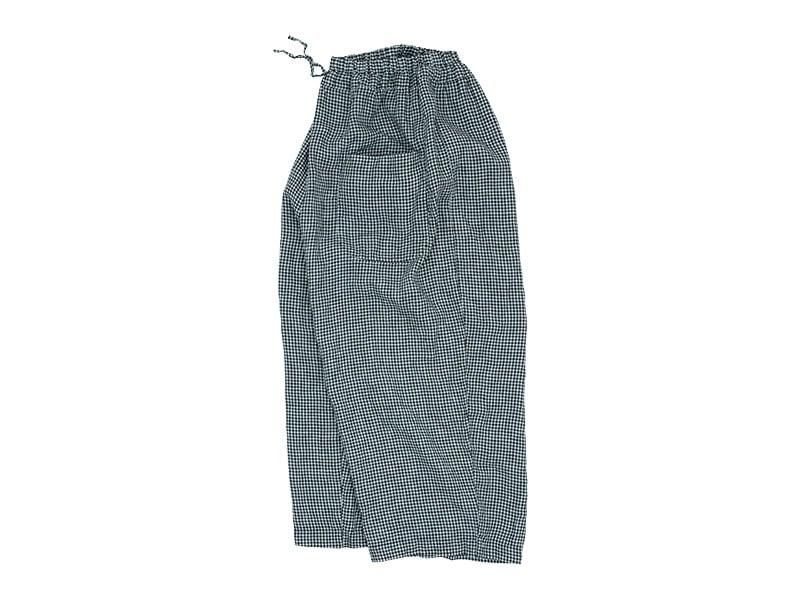Atelier d'antan Wileyʥ磻꡼ Linen pants BLACK CHECK
