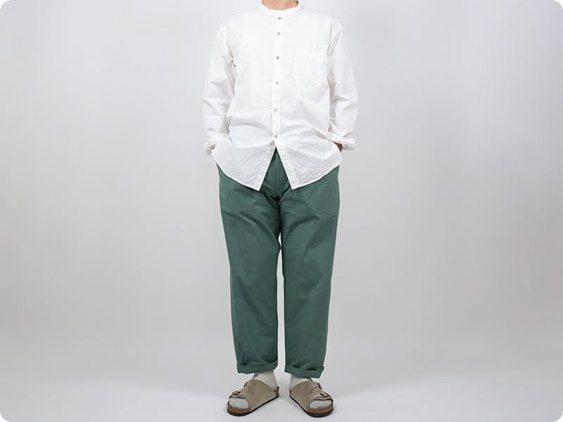 maillot pliable cotton street trouser SAGE