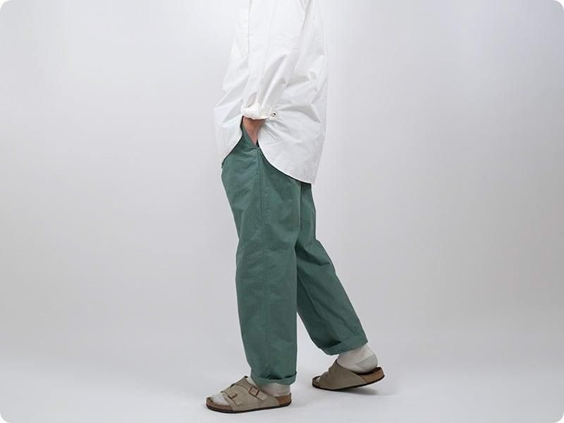 maillot pliable cotton street trouser SAGE