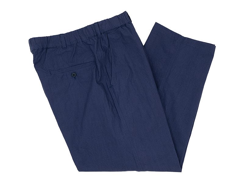 maillot pliable cotton street trouser NAVY