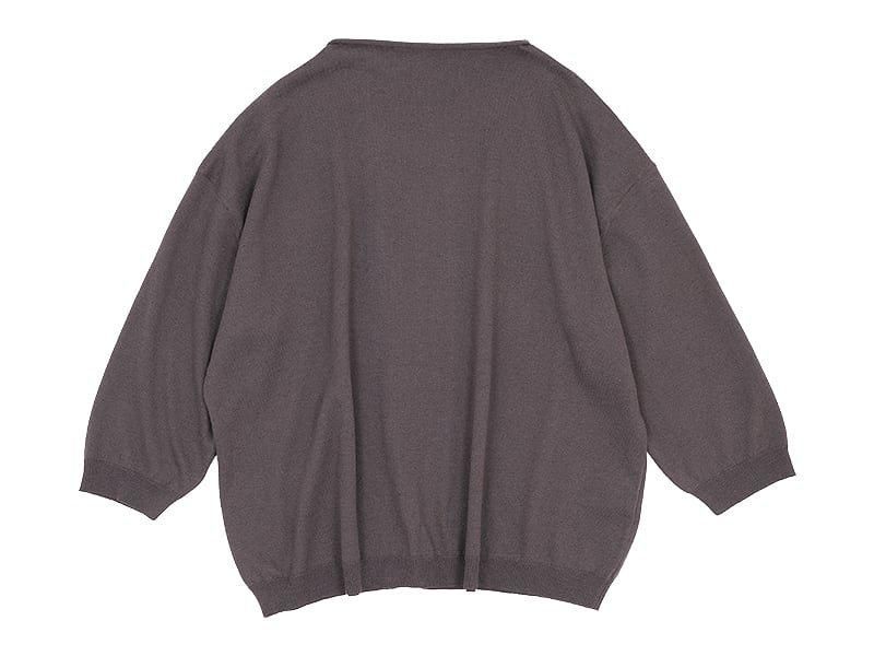 MARGARET HOWELL DONEGAL WOOL CARDIGAN 22GRAY 〔レディース 