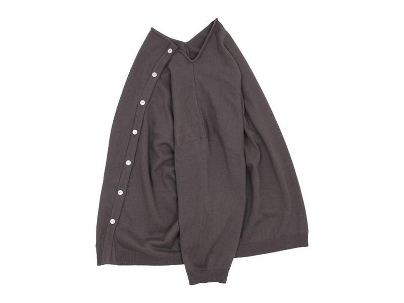 【リネン100% 】homspun♡ホームスパン♡七分袖 ♡トップス♡ゆったり homspun(ホームスパン) コットンリネン コンパクトヤーン 七分袖