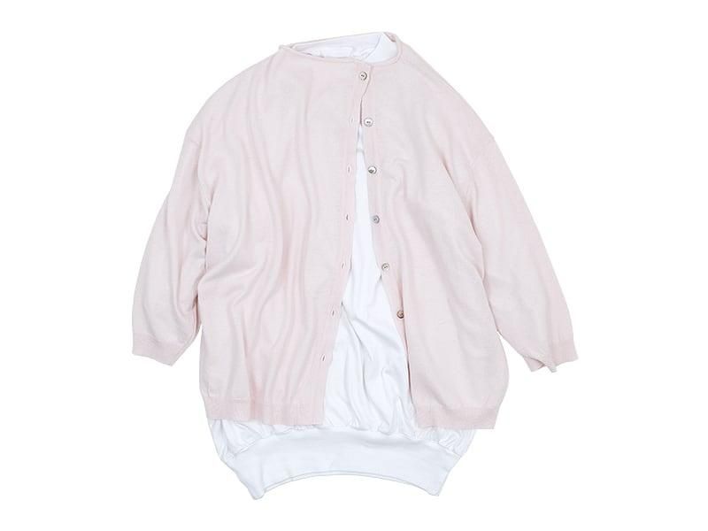 【リネン100% 】homspun♡ホームスパン♡七分袖 ♡トップス♡ゆったり homspun(ホームスパン) コットンリネン コンパクトヤーン 七分袖
