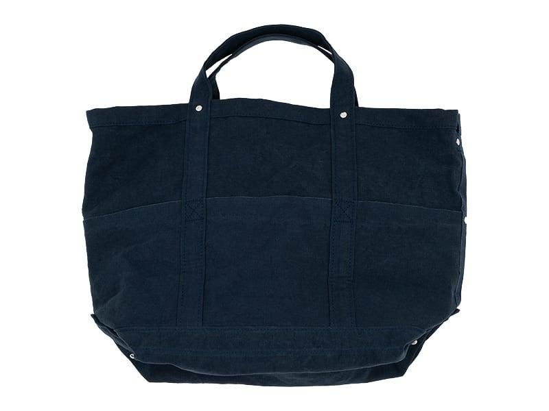 ambientecotton linen tool bag medium KUSAKI NAVY |
