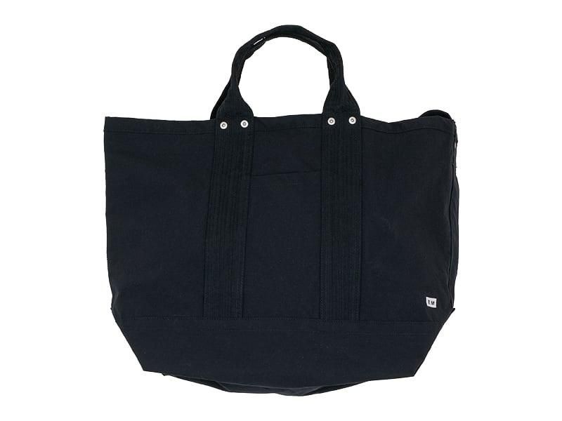 ENDS and MEANS 2way tote bag nylon BLACK ENDS and MEANS通販