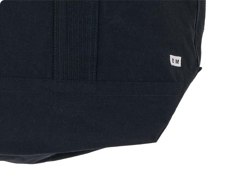 ENDS and MEANS トートバッグ　ナイロン　レザー　日本製　軽量 ENDS and MEANS】NYLON 2WAY TOTE BAG - Black -