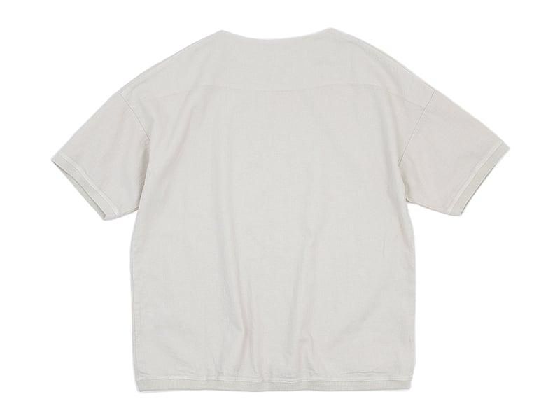 maillot linen rich shirt-Tee IVORY