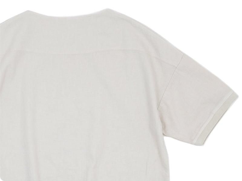 maillot linen rich shirt-Tee IVORY