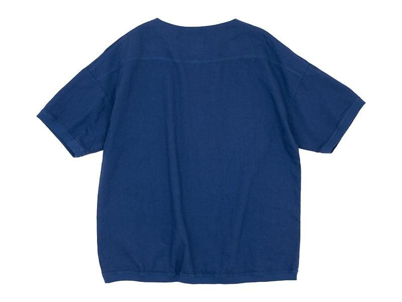 maillot linen rich shirt-Tee NAVY